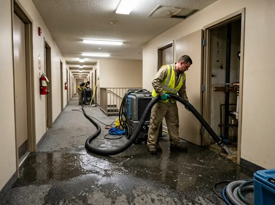 multi-unit-apartment-hallway-f-005 — frequently asked questions, Emergency Burst Pipe Water Extraction & Removal in Clermont…